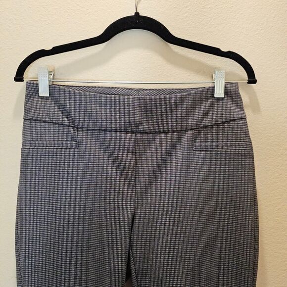 Dalia Women's Herringbone Gray Stretch Pull-On Pants Size M - Picture 2 of 7